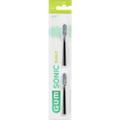 Gum® Sonic Daily Testine Ricambio Sunstar 2 Pezzi