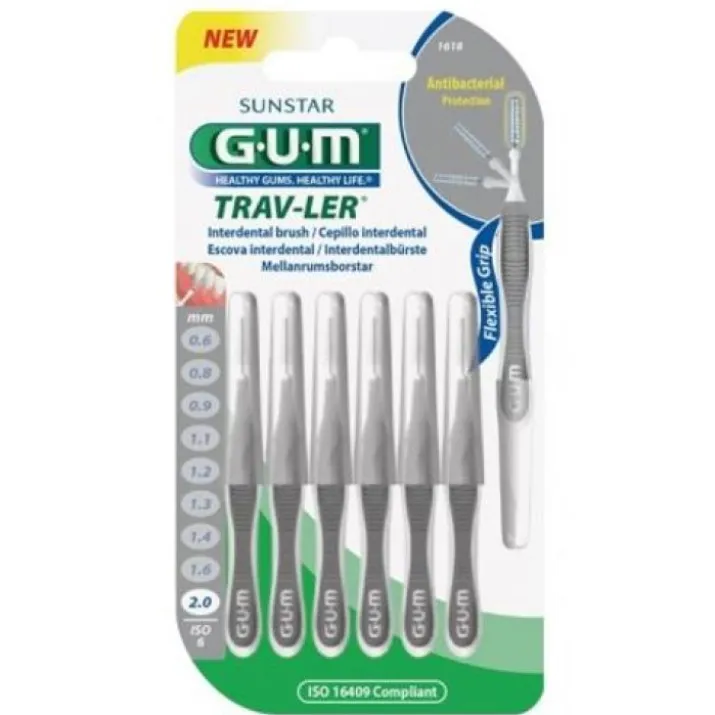 Gum® 1618 Spazzola Conica 2mm Parti