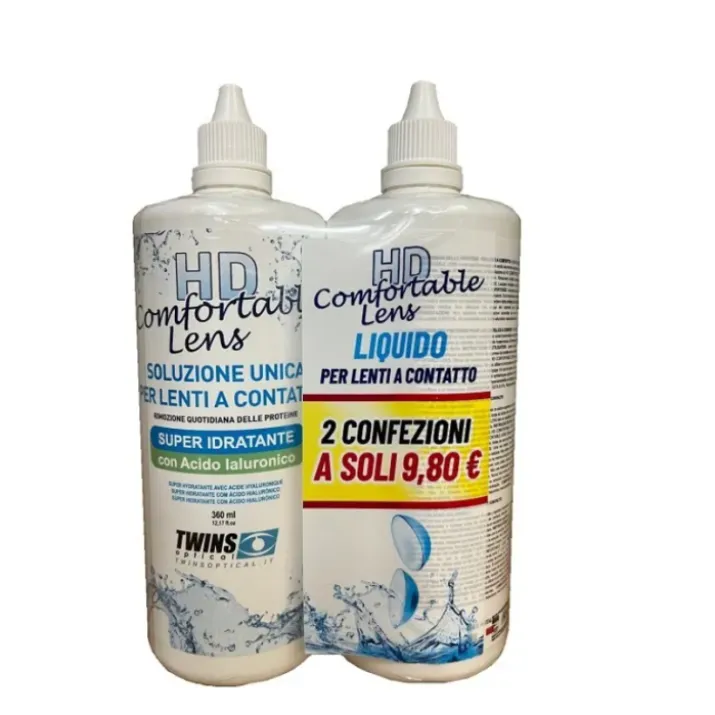 HD Comfortable Lens Soluzione Unica Twins Optical 2x360 ml