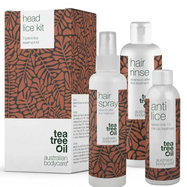 Head Lice Kit Tea Tree Oil Australian Bodycare® 3 Pezzi