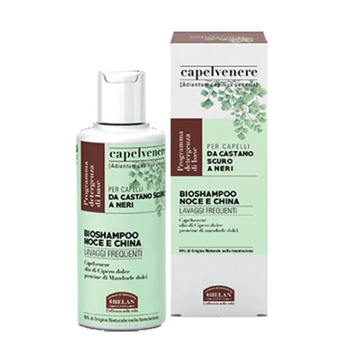 Helan Cosmesi Capelvenere Bioshampoo Noce E China 200ml