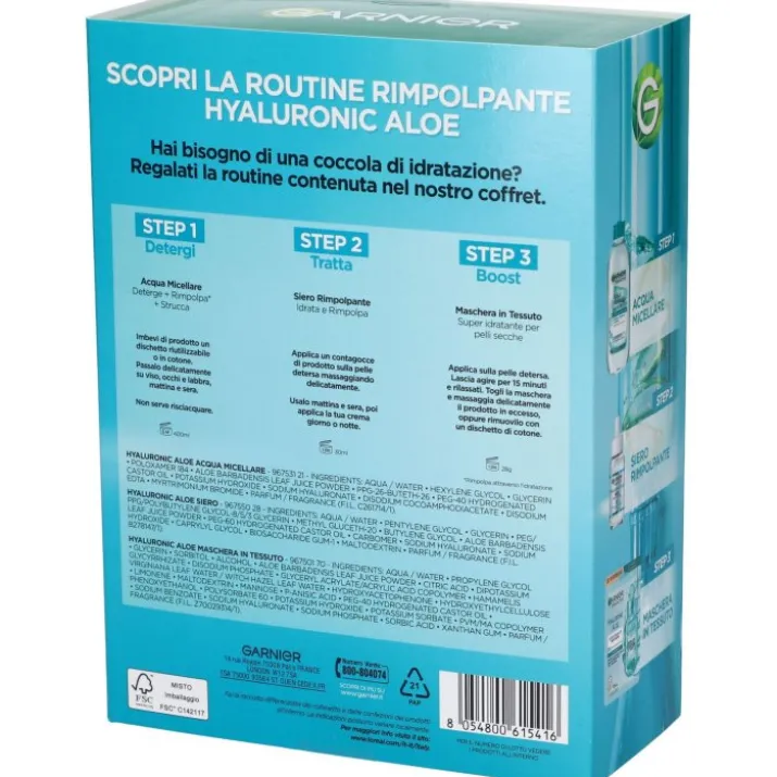Hyaluronic Aloe Routine Rimpolpante Garnier Cofanetto