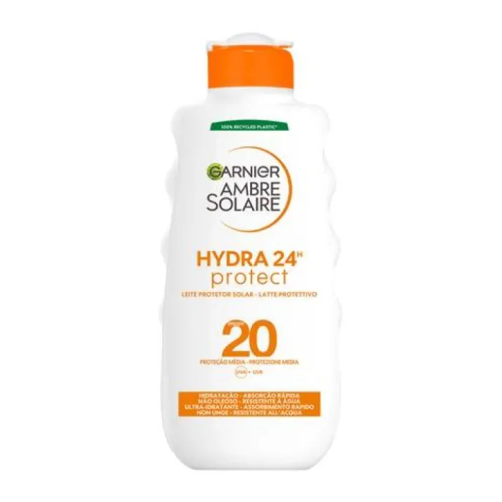 Hydra 24H Latte SPF20 Garnier Ambre Solaire 200ml