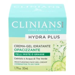 Hydra Plus Crema Gel Viso Idratante Opacizzante - Pelli Grasse CLINIANS 50ml