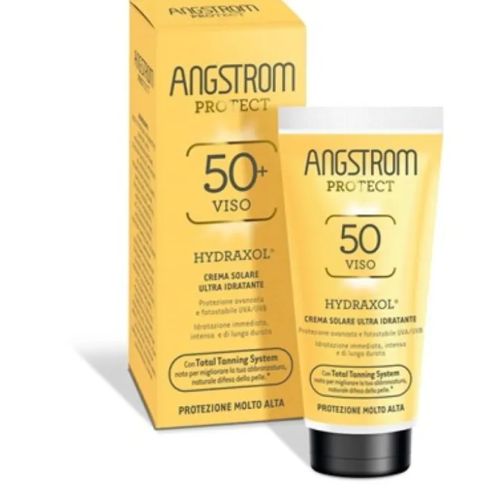 Hydraxol Crema Solare Viso SPF50+ Ultra Idratante Angstrom 50ml
