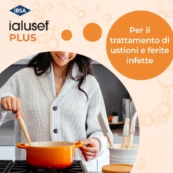 Ialuset Plus IBSA 10 Garze Medicate 10x10cm