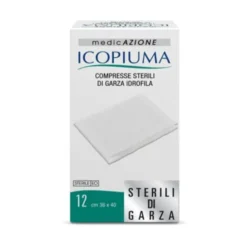Icopiuma Compresse Sterili Di Garza Idrofila 36x40cm 12Pezzi