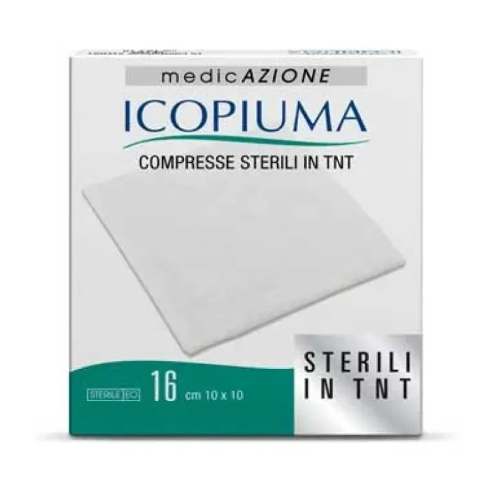 Icopiuma Compresse Sterili In TNT 10x10cm 16 Pezzi