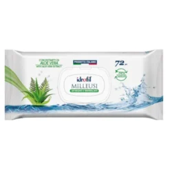 Idrofil Salviettine Milleusi Detergenti e Rinfrescanti 72 Pezzi