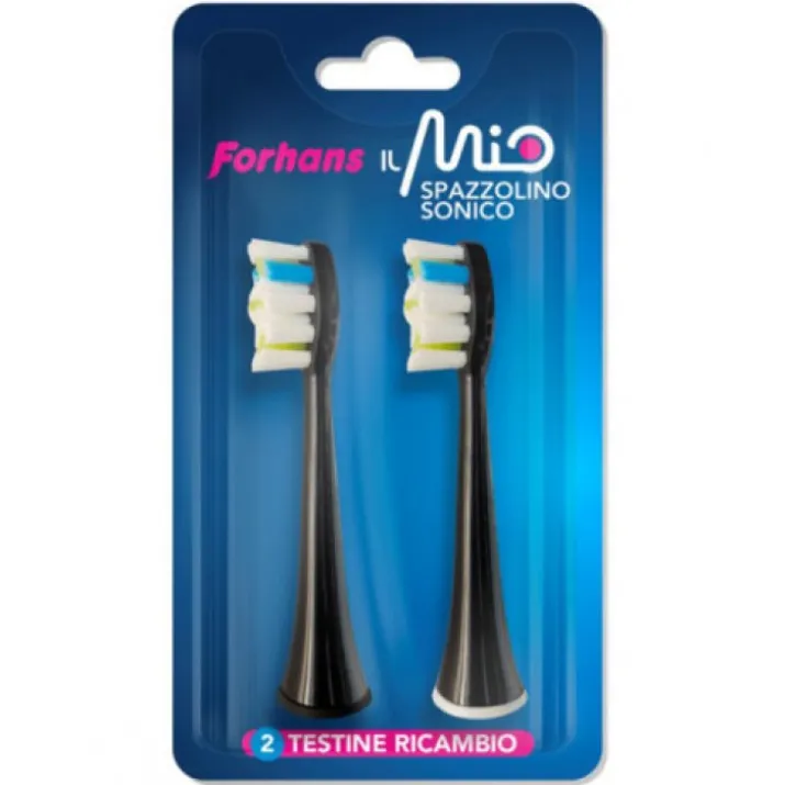 Il Mio Spazzolino Sonico Forhans 2 Testine Ricambio