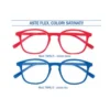 Industrie Ottiche Italiane Prontixte Twin 5 Occhiali Da Lettura Diottria +3,00 Rosso/Blu 1 Paio