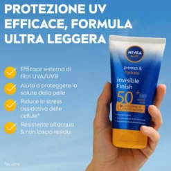 Invisible Finish SPF50+ Protect & Hydrate Nivea Sun 150ml