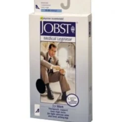 Jobst UltraSheer For Men 15-20 Calzettoni Colore Nero Taglia 4