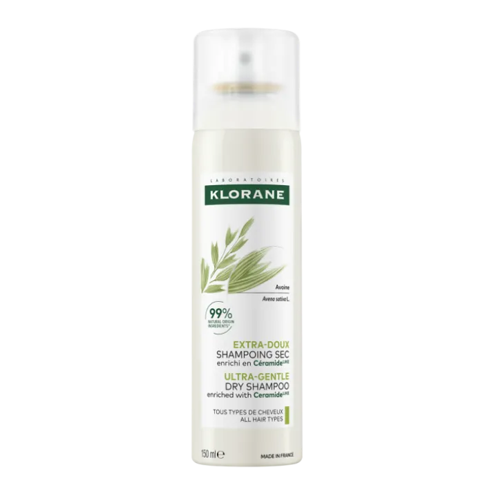 Klorane Shampoo Secco Extra-Delicato all'Avena & Ceramide 150ml