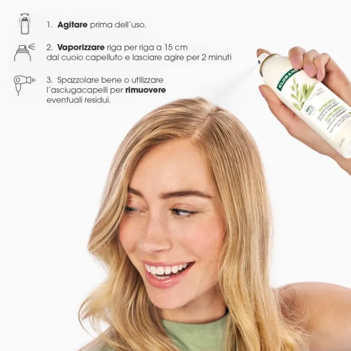 Klorane Shampoo Secco Extra-Delicato all'Avena & Ceramide 150ml