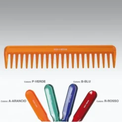 Koh-I-Noor Pettine Radone Per Capelli Bagnati E Ricci Colore Verde COD 7132P