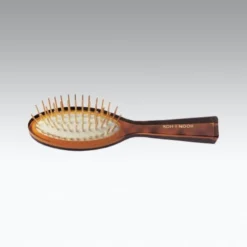 Koh-I-Noor Spazzola Pneumatica Ovale Piccola Tartaruga Jaspè Picchi Oro COD 107G