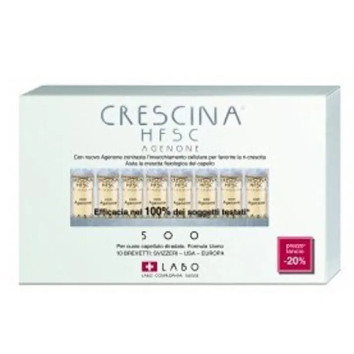 Labo Crescina HFSC Con Agenone Dosaggio 500 Formato Uomo 10 Fiale