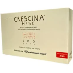 Labo Crescina HFSC Nuova Formula Retard 500 Uomo Trattamento Completo 20+20 Fiale