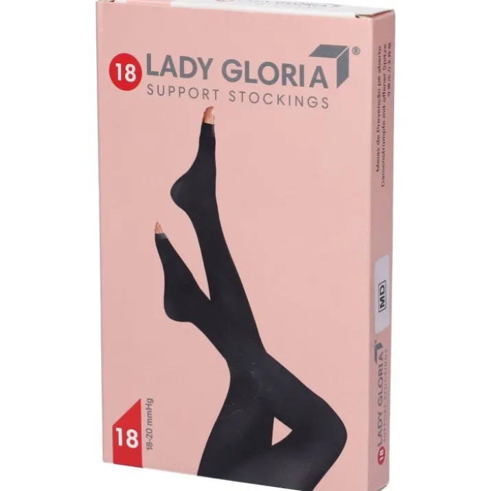Ladygloria 18 Autoreggente Punta Aperta Sahara 2 GloriaMed® 1 Paio