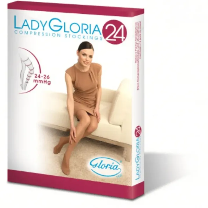 Ladygloria 24 Collant Punta Aperta 240Den Daino 4 GloriaMed®