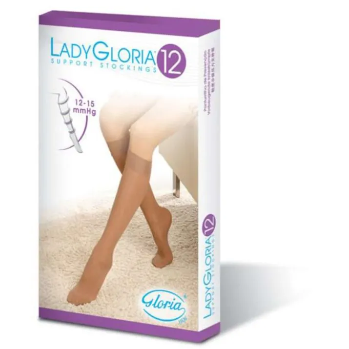 LadyGloria 12 Gambaletto 70Den Nero 3 GloriaMed®