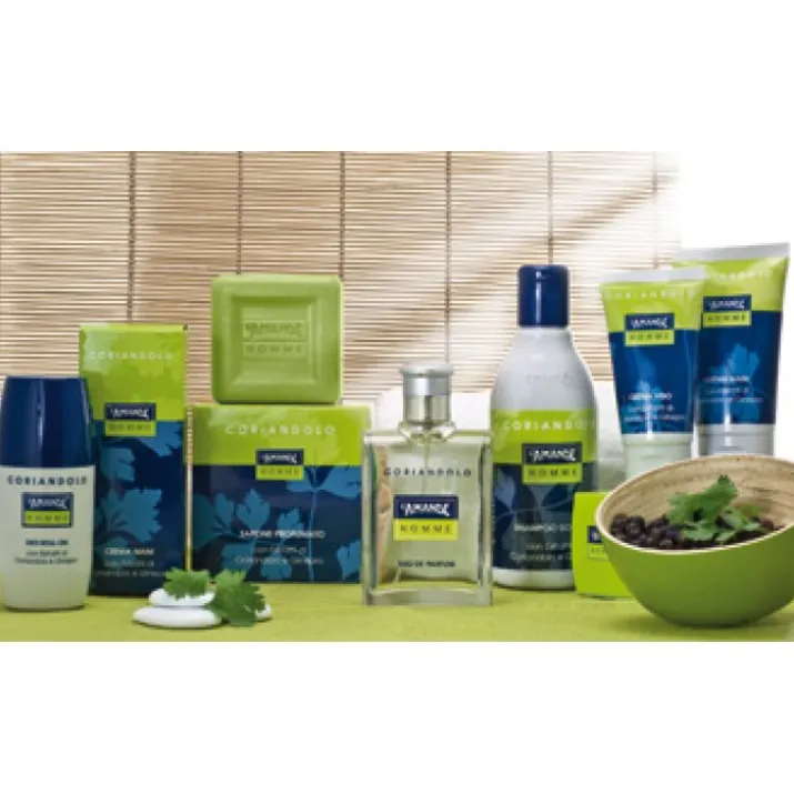 L'Amande Homme Coriandolo Shampoo + Detergente + Crema