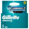 Lame Gillette Mach3 5 Pezzi
