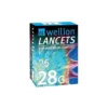 Lancette di Sicurezza 28G Wellion 25 Pezzi