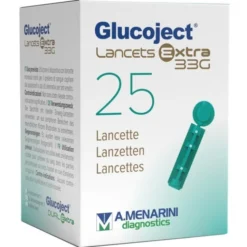 Lancette Pungidito Extra G33 Glucoject 25 Pezzi