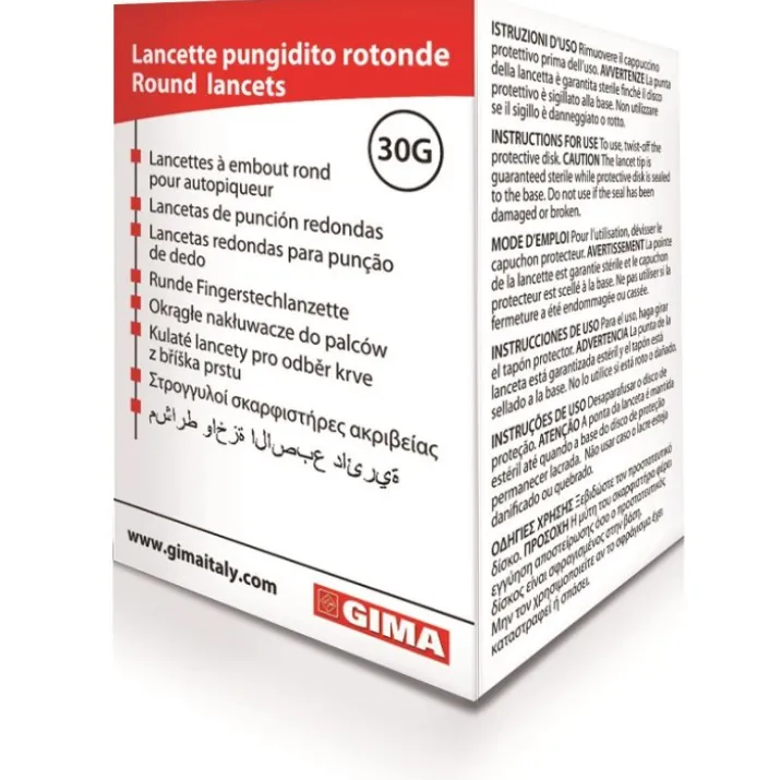 LANCETTE PUNGIDITO STERILI G30