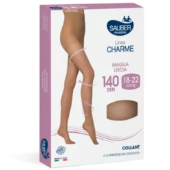 Linea Charme 140D Collant Camel Tg.5 Sauber