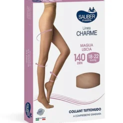 Linea Charme 140D Collant Tuttonudo Colore Medio TG.4 Sauber