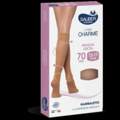 Linea Charme 70D Gambaletto Camel Tg.3 Sauber