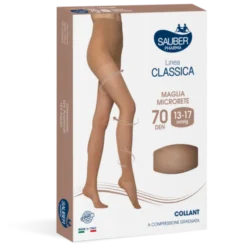 Linea Classica 70D Collant Neutro/Beige 4 Sauber 1 Paio