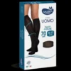 Linea Uomo 70D Calza Cotone Nero Tg.S/M Sauber