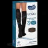 Linea Uomo 70D Calza Q-Skin Blu Tg.L/XL Sauber