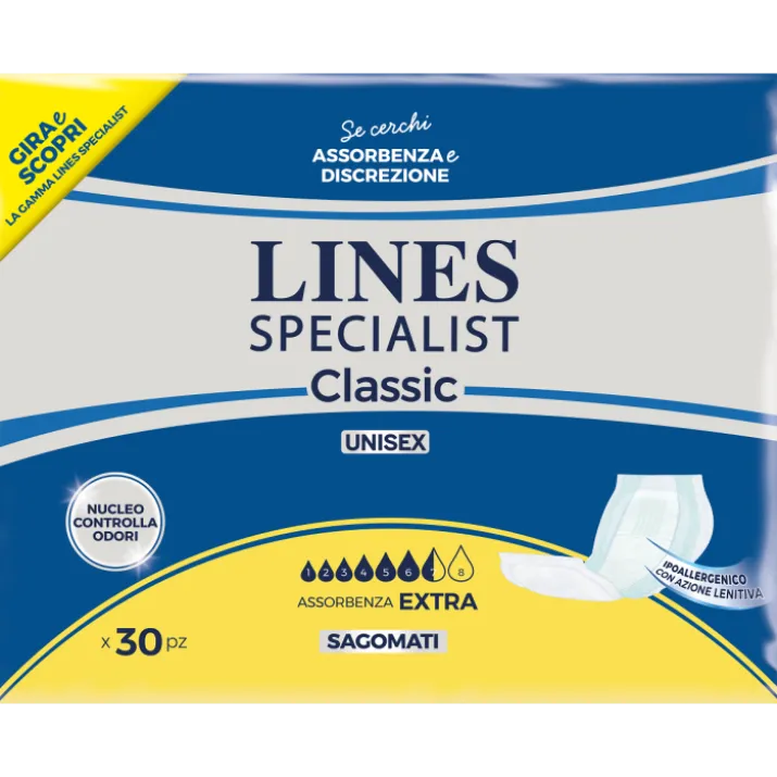 Lines Specialist Classic Sagomato Extra 30 Pezzi