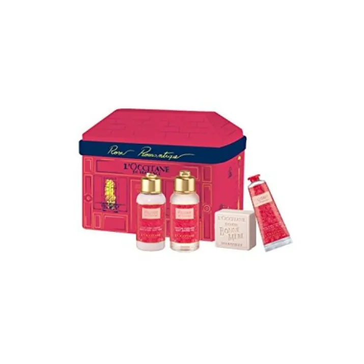L'Occitane Cofanetto Rose House Natalizio 4 Pezzi