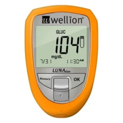 Luna Duo Giallo Glucometro Wellion