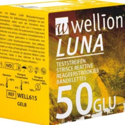 Luna GLU Test Strips Wellion 50 Strisce Reattive