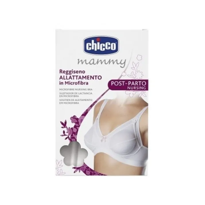 Mammy Reggiseno Allattamento Microfibra Bianco 4D Chicco 1 Pezzo