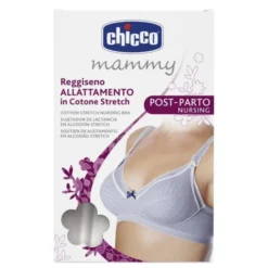 Mammy Reggiseno Allattamento in Cotone Stretch Bianco Chicco Taglia 3C
