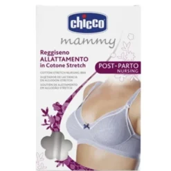 Mammy Reggiseno Allattamento Cotone Stretch Bianco 5D Chicco 1 Pezzo