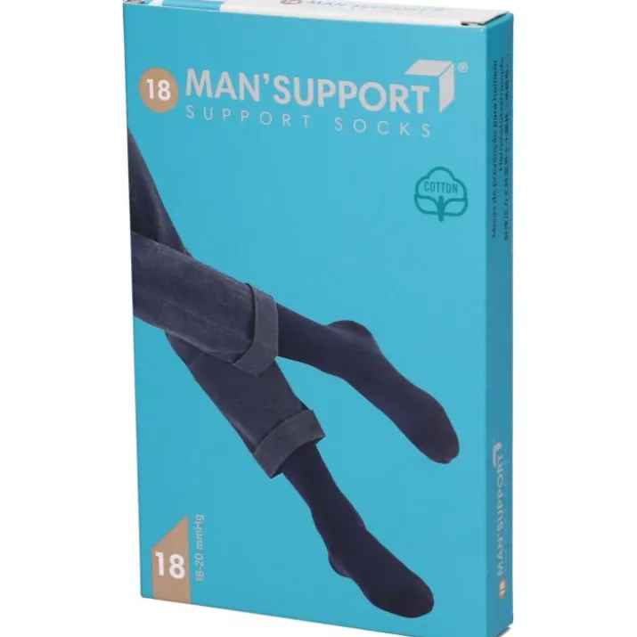 Man'Support Cotton 18 Bianco 5 GloriaMed® 1 Paio