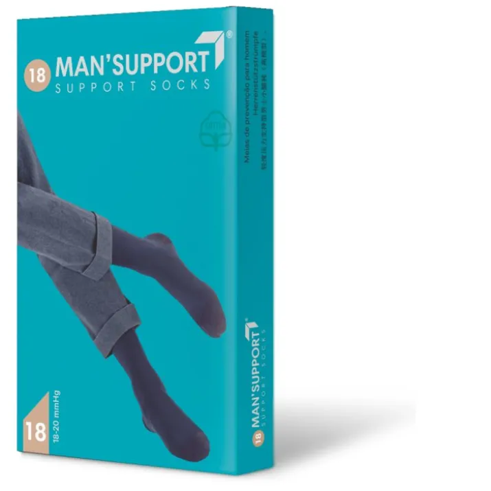 Man Support Cotton 18 Gambaletto Antracite 4 GloriaMed®