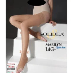 Marilyn 140 Sheer Open Toe Nero 3ml
