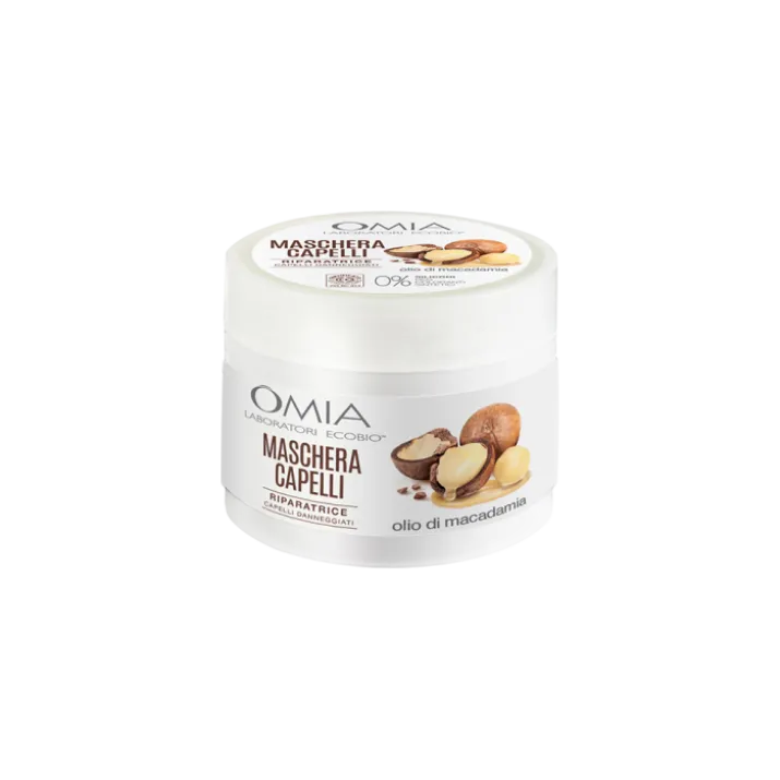 Maschera Capelli Olio Di Macadamia Omia Laboratori Ecobio 250ml