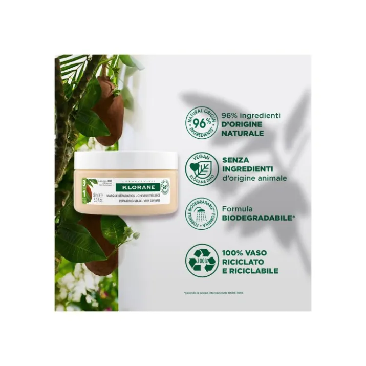 Maschera Per Capelli Cupuaçu Bio Klorane 150ml