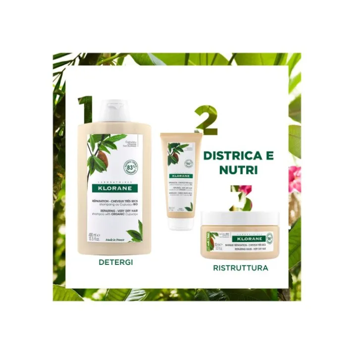 Maschera Per Capelli Cupuaçu Bio Klorane 150ml